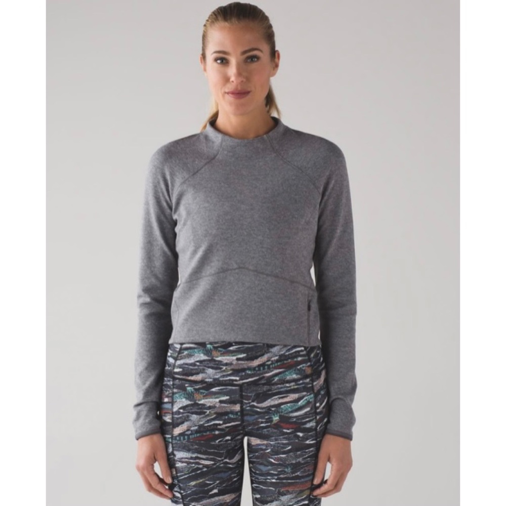 Lululemon Hill And Valley Mock Neck Size 6